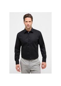 Eterna, Herren, Langarmhemd &raquo;MODERN FIT&laquo; NON IRON (b&uuml;gelfrei), schwarz, 42, Normalgr&ouml;ssen, Passform laut Hersteller: Modern Fit