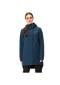 Vaude, Unisex, Vaude Funktionsmantel &raquo;WOMEN'S CYCLIST PADDED PARKA II&laquo; wasserdicht, winddicht, atmungsaktiv, mit reflektierenden Details, marine, 46, 