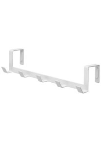 T&uuml;rhaken , Weiss , Metall , 7x6x30 cm , Garderobe, Garderobenhaken