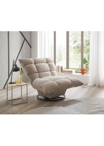 Livetastic Sessel , Taupe , Metall , 100x83x94 cm , Made in EU , Sitzfl&auml;che 360&deg; drehbar , Wohnzimmer, Sessel, Sessel