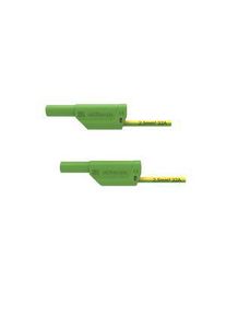 Sch&uuml;tzinger Sicherheitsmessleitung PVC 32A Vernickelt 1m 2.5mm&sup2; Gr&uuml;n, gelb - VSFK 8700 / 2.5 / 100 / GNGE