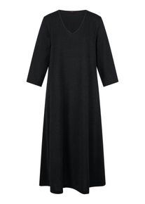 Emilia Lay - Jersey-Kleid mit 3/4-Arm, schwarz, Gr. 50, Kunstfaser