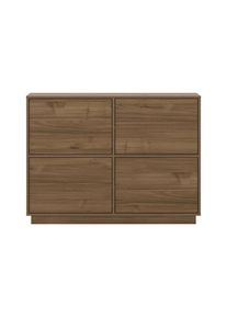 Mid.you Sideboard , Nussbaumfarben , Holzwerkstoff , 2 F&auml;cher , 111x82.5x41.5 cm , FSC MIX , stehend , Kleinm&ouml;bel, Kommoden, Sideboards