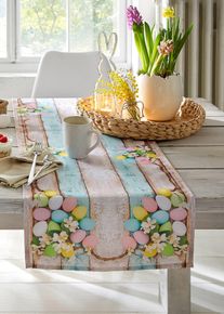 Tischl&auml;ufer mit Oster Druck in rosa, 40x140 cm, bonprix