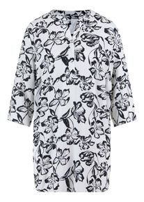 Emilia Lay - Long-Bluse, weiss, Gr. 40, Viskose