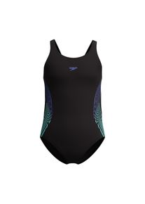 Speedo, Unisex, Badeanzug &raquo;Placement Muscleback&laquo; f&uuml;r aktives Schwimmen, chlorbest&auml;ndig, schnell trocknend, blau, 116 (110), N-Gr, Badeanzug f&uuml;r 