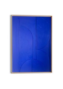 Reinders!, Wandbild &raquo;Shapes - cobalt blue&laquo; Wohnzimmer-Relief-3D-Abstrakt-MDF-50x70 cm, farbe bild(er): blau, B/H/T: 50 cm x 70 cm x 3 cm