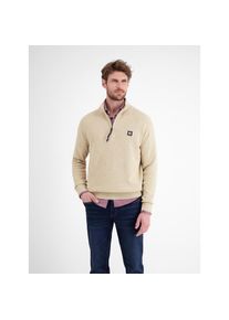 Lerros, Unisex, Lerros Strickpullover &raquo;Unisex-Stricktroyer&laquo;, tender beige melange, M, Hergestellt aus feiner Baumwolle