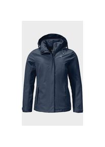 Sch&ouml;ffel Sch&ouml;ffel, Unisex, Outdoorjacke &raquo;Jacket Gmund L&laquo; mit Kapuze, 8820, blau, 46, Wasserdicht & atmungsaktiv dank 2-Lagen VENTURI Ripstop