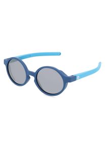Julbo J58011 WALKER | Occhiali da sole unisex| Rotonda | Montatura: Policarbonato Blu Scuro | Colore del vetro: Grigio Monocolore
