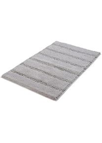 Kleine Wolke, Badematte &raquo;Monrovia&laquo; H&ouml;he 23 mm rutschhemmend beschichtet fussbodenheizungsgeeignet Badteppich, Uni Farben, gestreift, aus Mikrofaser, 