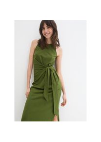 bonprix, Unisex, bonprix Maxikleid f&uuml;r verschiedene Anl&auml;sse im Alltag, aus reiner Baumwolle, &auml;rmellos, dunkelmoos, 48/50 (XL), N-Gr, Bequeme Passform 