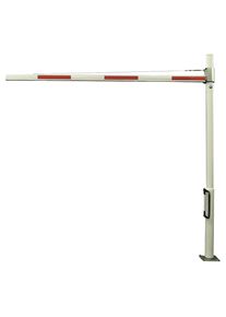 Limitatore di altezza girevole, rosso-bianco, larghezza 3000 mm Mannus