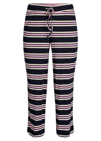 ZIZZI Pyjamahose 'Mellie' Damen Gr&ouml;&szlig;e XL/XXL dunkelblau / rosa / wollwei&szlig; Winterkleid