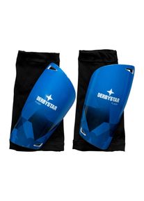 Derbystar Schienbeinschoner Herren Gr&ouml;&szlig;e S blau / marine / schwarz