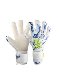 Reusch Torwarthandschuhe 'Pure Contact Silver' Jungen Gr&ouml;&szlig;e S dunkelblau / gelb / wei&szlig;