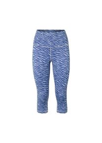 Tchibo - 3/4-Sportleggings &raquo;ActiveSoft&laquo; - Damen - Gr. L - lila/print