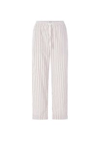 CARE BY ME Damen-Stoffhose gestreift Natur-Wei&szlig; M