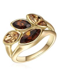 Lulu & Jane Lulu & Jane Ring Damen Gr&ouml;&szlig;e 56 goldgelb