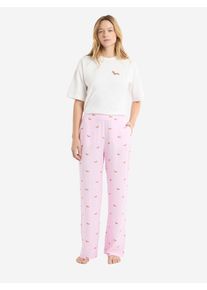 Etam Pyjamahose 'Harmonie' Damen Gr&ouml;&szlig;e XS braun / ros&eacute; / hellpink Winterkleid