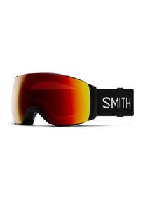 Smith M00713 IO MAG XL | Lunettes de ski unisexe | Monture: Polycarbonate Noir Noir | Couleur du verre: Rouge Miroir Rouge
