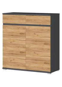 Germania, Germania Schuhschrank &raquo;Lissabon&laquo;, anthrazit, navarra