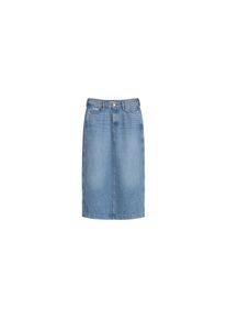 Marc O'Polo Marc O'polo Denim, Unisex, Marc O'Polo DENIM Jeansrock regular fit mit Ananasblattfasern, medium blau, 32, Maxi-Jeansrock von Marc O'Polo