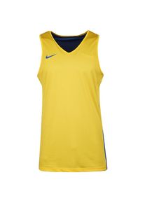 Nike, Hommes T-Shirt fonctionnel, bleu marine / jaune