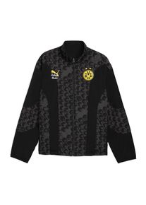 Puma, Hommes Veste de sport 'Borussia Dortmund', jaune / gris fonc&eacute; / noir / blanc
