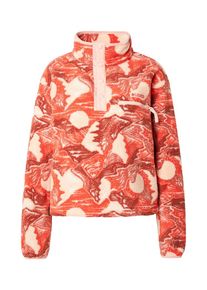 Columbia, Femmes Pull-over de sport 'Helvetia II', sable / orange fonc&eacute; / rouge