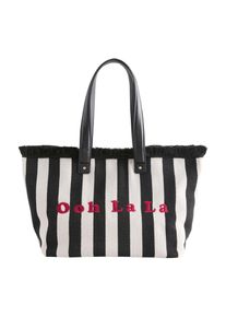 Rockett St George Strandtasche 'Ooh La La' Damen Gr&ouml;&szlig;e One Size dunkelrot / schwarz / wei&szlig;
