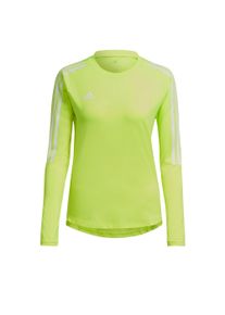 adidas Sportswear Funktionsshirt 'Hilo' Damen Gr&ouml;&szlig;e 5XL/6XL neongelb / wei&szlig;