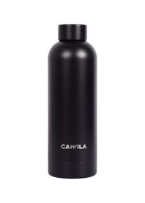 Cawila Trinkflasche '500 ml' Herren Gr&ouml;&szlig;e XS/XL schwarz / silber