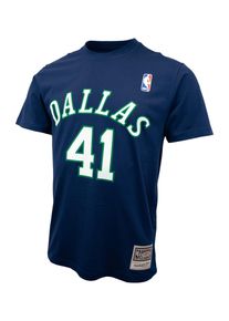 Mitchell & Ness Mitchell & Ness Funktionsshirt 'NBA Dallas Mavericks Dirk Nowitzki' Herren Gr&ouml;&szlig;e S navy / gr&uuml;n / rot / wei&szlig;