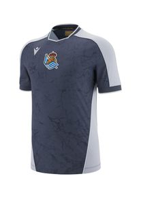 Macron Trikot 'Real Sociedad San Sebasti&aacute;n 2025/2026' Herren Gr&ouml;&szlig;e XL blau / dunkelgrau / grenadine / wei&szlig;