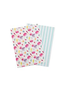 Tchibo - 2 Geschirrt&uuml;cher - weiss