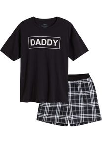 Shorty aus Baumwolle in schwarz, Gr&ouml;sse 60/62 (XXL), 100% Baumwolle, bonprix