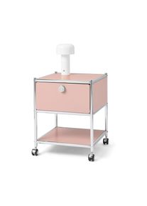 Tchibo - Table d&rsquo;appoint &laquo; Cn3 &raquo; avec 1 tiroir - rose