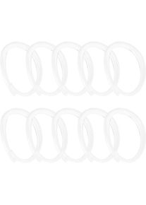 GOOD LIFE, Gardinenring &raquo;Clara&laquo; offen / geschlossen (10 St&uuml;ck), transparent, Kunststoff, 10 Stk.