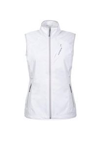 Icepeak, Unisex, &raquo;D SOFTSHELLWESTE BRUSH&laquo; winddichtes und atmungsaktives Material, mit Reissverschlusstaschen, optic wei&szlig;, 48, Softshellweste f&uuml;r 