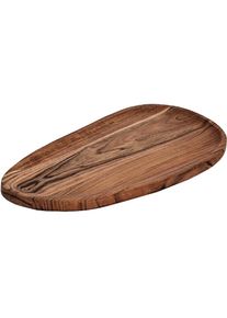 Eglo, Eglo Dekoschale &raquo;Forleyet Nature 32 cm, Braun&laquo;, braun, B/H/T: 32 cm x 1,5 cm x 17 cm