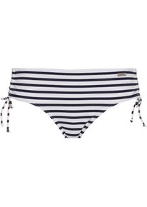 Venice Beach Bikinihose mit Raffung Bikini Hose Damen - Gr&ouml;&szlig;e 42 - blau