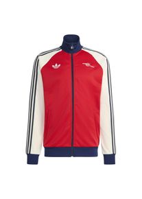 adidas Performance Sportjacke 'AFC' Herren Gr&ouml;&szlig;e M navy / rot / offwhite