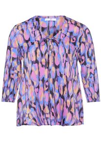 Emilia Lay - Bluse mit 3/4-Arm, multicolor, Gr. 54, Viskose