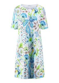 efixelle - Kleid mit Rundhals-Ausschnitt, weiss, Gr. 42, Baumwolle