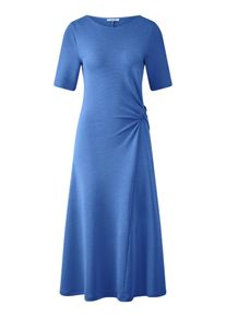 efixelle - Jersey-Kleid mit Rundhals-Ausschnitt, blau, Gr. 48, Baumwolle