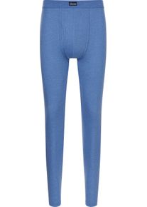 Herren Hose lang jeansblau-meliert