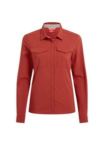 Craghoppers - Women's Nosilife Pro Langarm Bluse V - Bluse Gr 34 rot