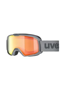 Uvex ELEMNT FM | Lunettes de ski unisexe | Monture: Polycarbonate Gris Gris | Couleur du verre: Orange Uni