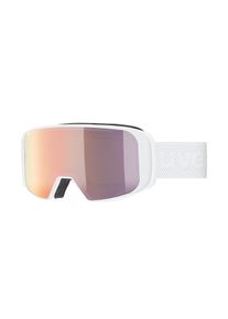 Uvex SAGA TO | Skibrillen Unisex | Fassung: Kunststoff Wei&szlig; | Glasfarbe: Rose